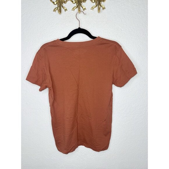 Dutch Bros Embroidered Logo T-Shirt Medium Burnt Orange 100% Cotton NEW T - Picture 5 of 6